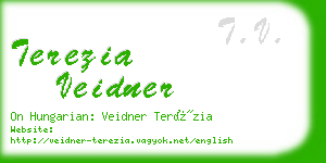 terezia veidner business card